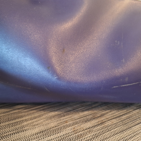 EUC Henri Bendel Eggplant Leather Satchel - Picture 5 of 9